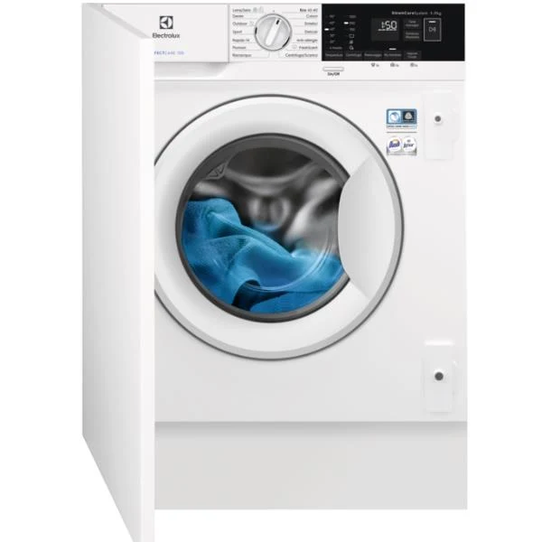 Lavatrice Carica Frotale da Incasso Electrolux EW7F572WBI 7KG 1200 Giri PerfectCare 700 SensiCare TimeManager (A81,9xL59,6...