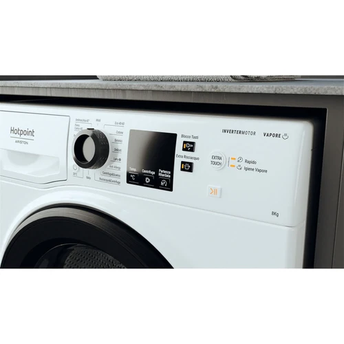 Lavatrice Carico Frontale Hotpoint Ariston Active NF825WK IT 8 Kg Classe B 1200 Giri (A85xL59,5xP60,5) Motore Inverter Igi...