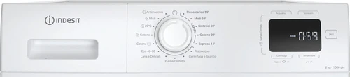 Lavatrice Carico Frontale Indesit 6 Kg IM 640 MY TIME IT Classe B 1000 Giri (A84,5xL60xP44,6) Bianco
