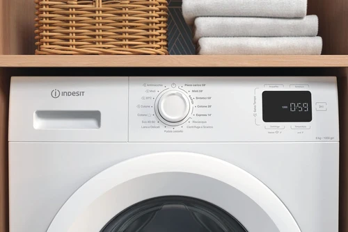 Lavatrice Carico Frontale Indesit 6 Kg IM 640 MY TIME IT Classe B 1000 Giri (A84,5xL60xP44,6) Bianco