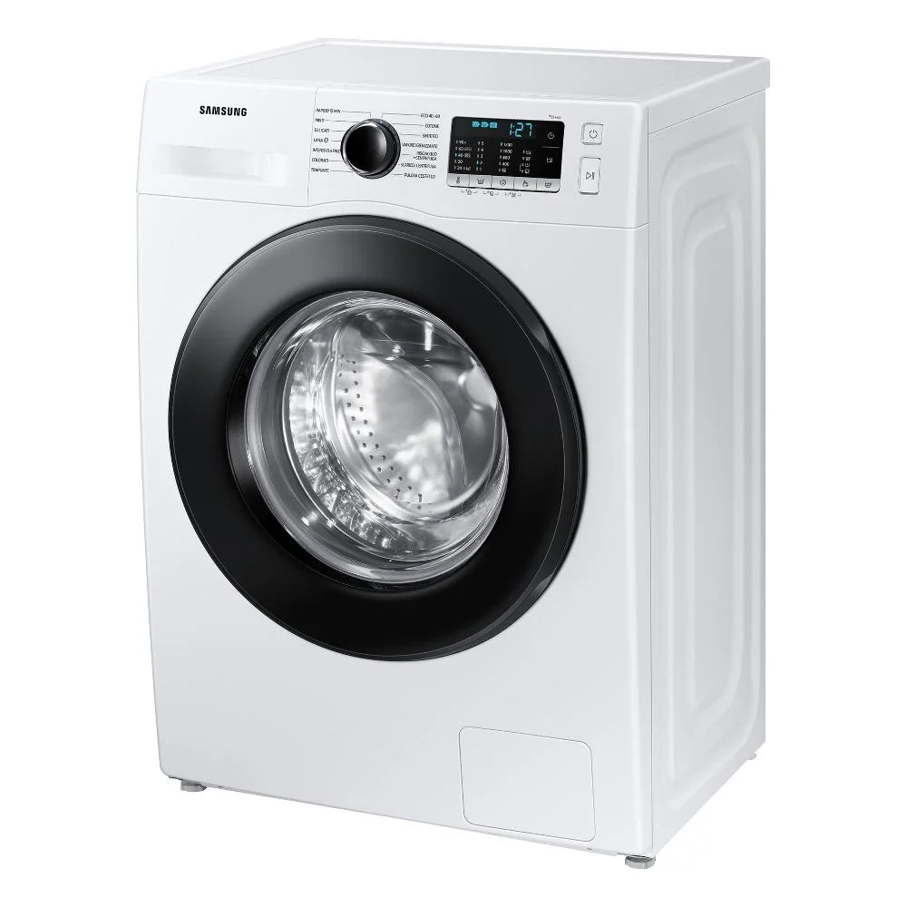 Lavatrice Carico Frontale Samsung 8 Kg WW80AGAS21AEET Crystal Clean Slim Classe E 1200 Giri (A85xL60xP45) Vapore igienizza...