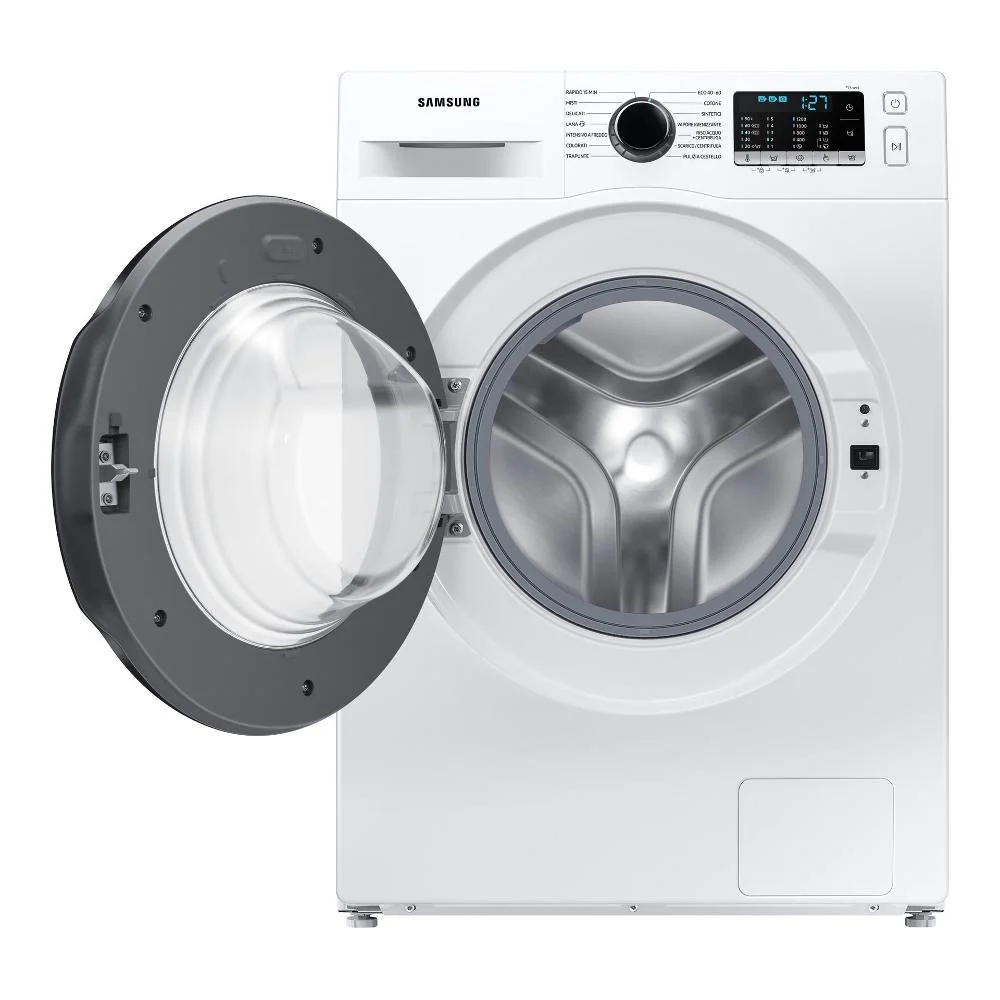 Lavatrice Carico Frontale Samsung 8 Kg WW80AGAS21AEET Crystal Clean Slim Classe E 1200 Giri (A85xL60xP45) Vapore igienizza...
