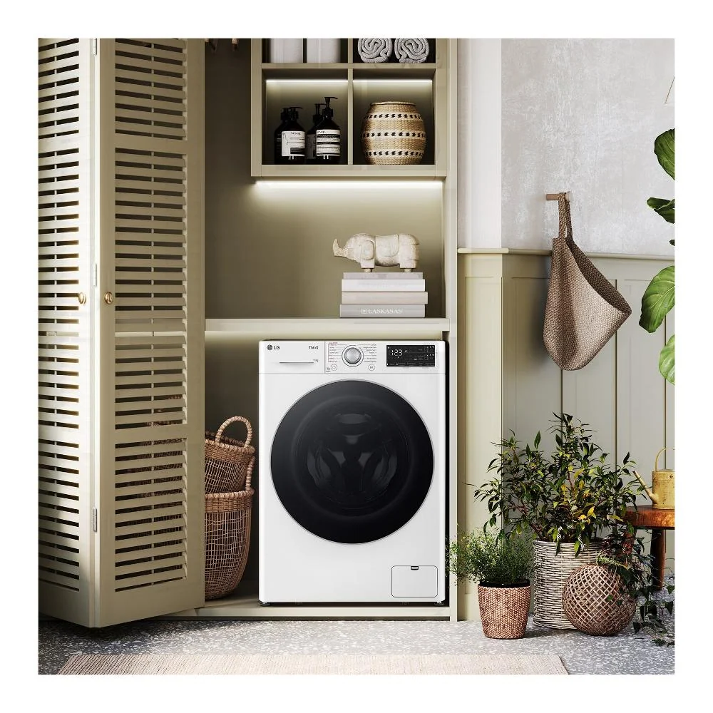 Lavatrice Carico Frontale 9 Kg Lg Serie R9 F4R9009TPWC AI DD Classe -40% 1400 Giri (A85xL60xP56,5) ThinQ Alexa Google Assi...