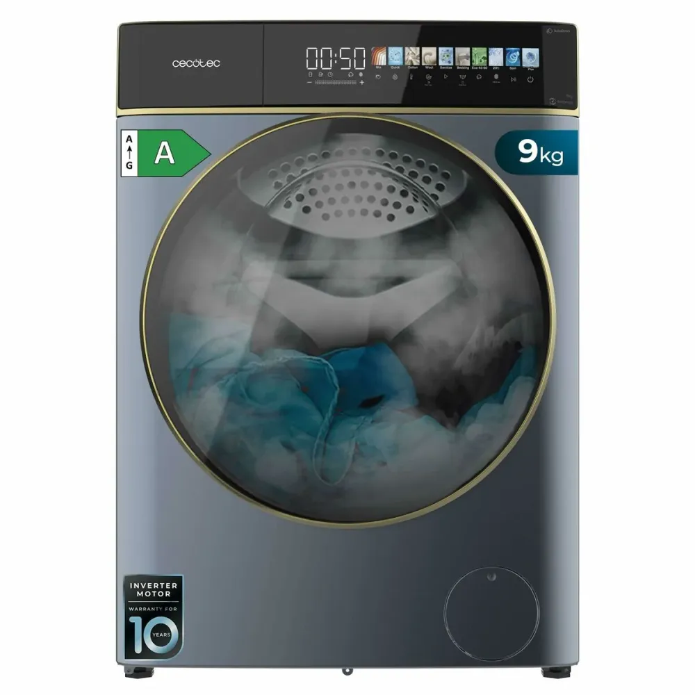 Lavatrice Cecotec DressCode 9900 Autodose Inverter FullColor 1400 rpm 9 kg