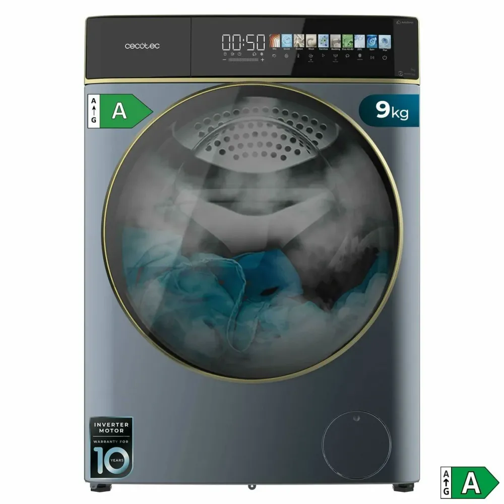 Lavatrice Cecotec DressCode 9900 Autodose Inverter FullColor 1400 rpm 9 kg