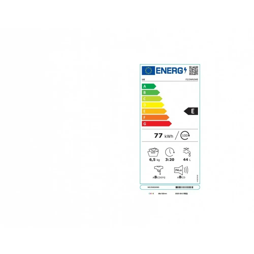 Lavatrice Slim Carica Frontale LG 6,5 Kg 1200 Giri F2J3WN3WE Classe E