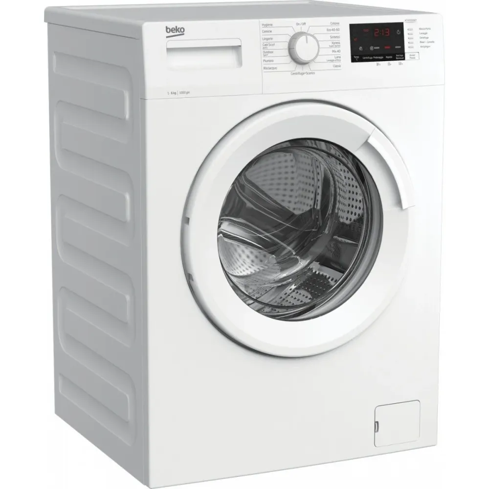 Lavatrice Slim Carica Frontale Beko 6 Kg WTXS61032W/IT 1000 Giri Classe E