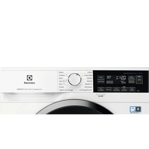 Lavatrice Slim Carica Frontale Compatta Electrolux 7 Kg Perfect Care 600 Vapore 1000 Giri EW6S370S Classe D