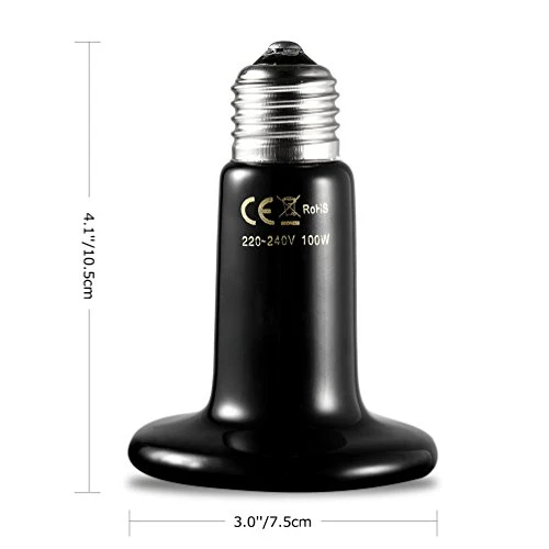 LEDGLE E27 100W trasmettitore riscaldatore Animali lampadina
