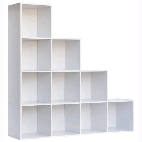 Libreria Mod.Cubo 10 Cm.121X29,5X121H Bianco