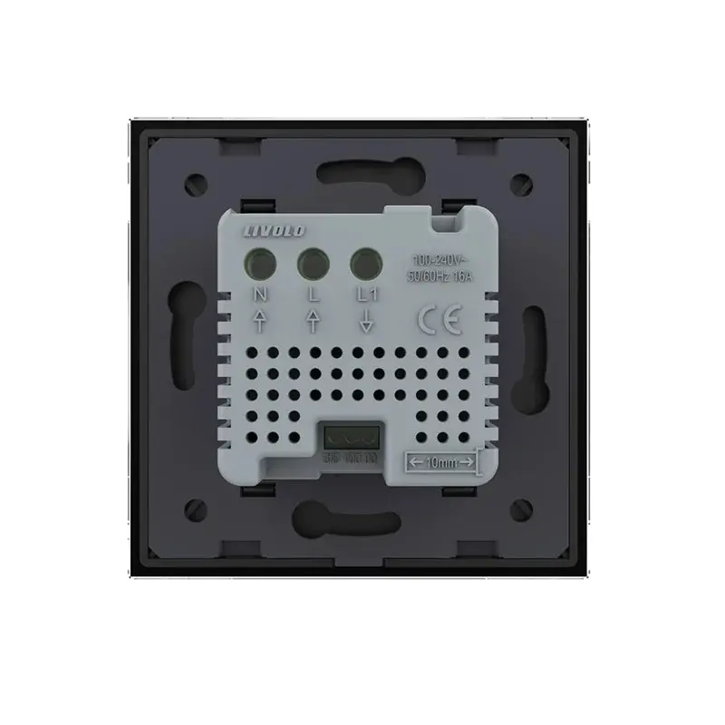 Livol | Nero | Sr | Termostato per dispositivo 230 V Smart Home