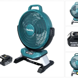 Makita DCF 301 G1 Ventilatore batteria 18 V 33 cm + 1x batteria ricaricabile 6,0 Ah - senza caricabatteria