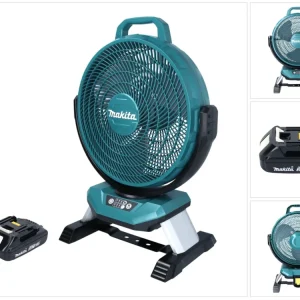 Makita DCF 301 A1 Ventilatore batteria 18 V 33 cm + 1x batteria ricaricabile 2,0 Ah - senza caricabatteria