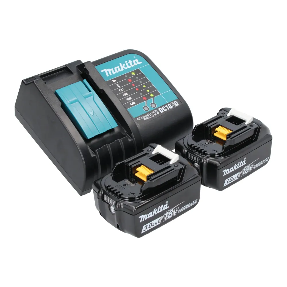 Makita DCM 501 SF2O Caffettiera batteria 12 V max / 18 V oliva + 2x batteria ricaricabile 3,0 Ah + caricatore