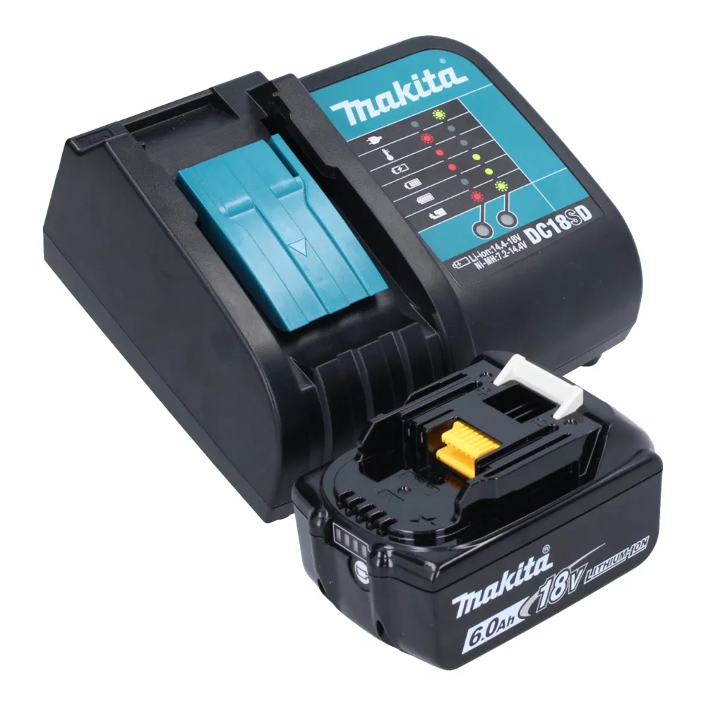 Makita DCM 501 SGAR caffettiera batteria 12 V max / 18 V rosso + 1x batteria ricaricabile 6,0 Ah + caricabatterie