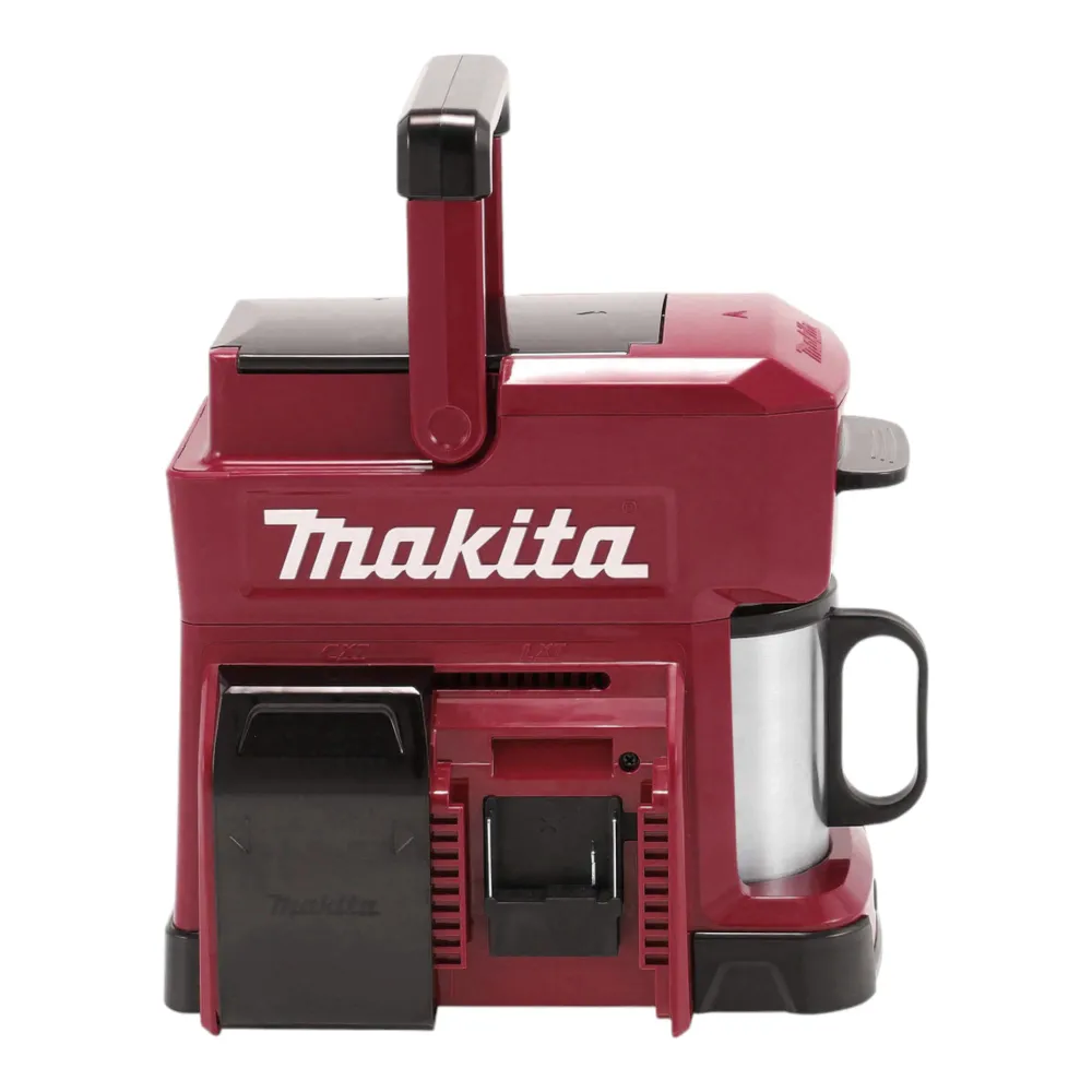 Makita DCM 501 SGAR caffettiera batteria 12 V max / 18 V rosso + 1x batteria ricaricabile 6,0 Ah + caricabatterie