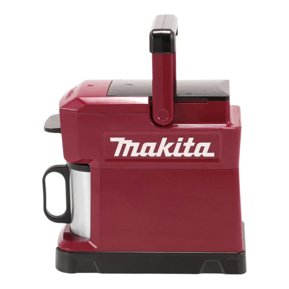 Makita DCM 501 ST2AR Caffettiera batteria 12 V max / 18 V rosso + 2x batteria ricaricabile 5,0 Ah + caricatore