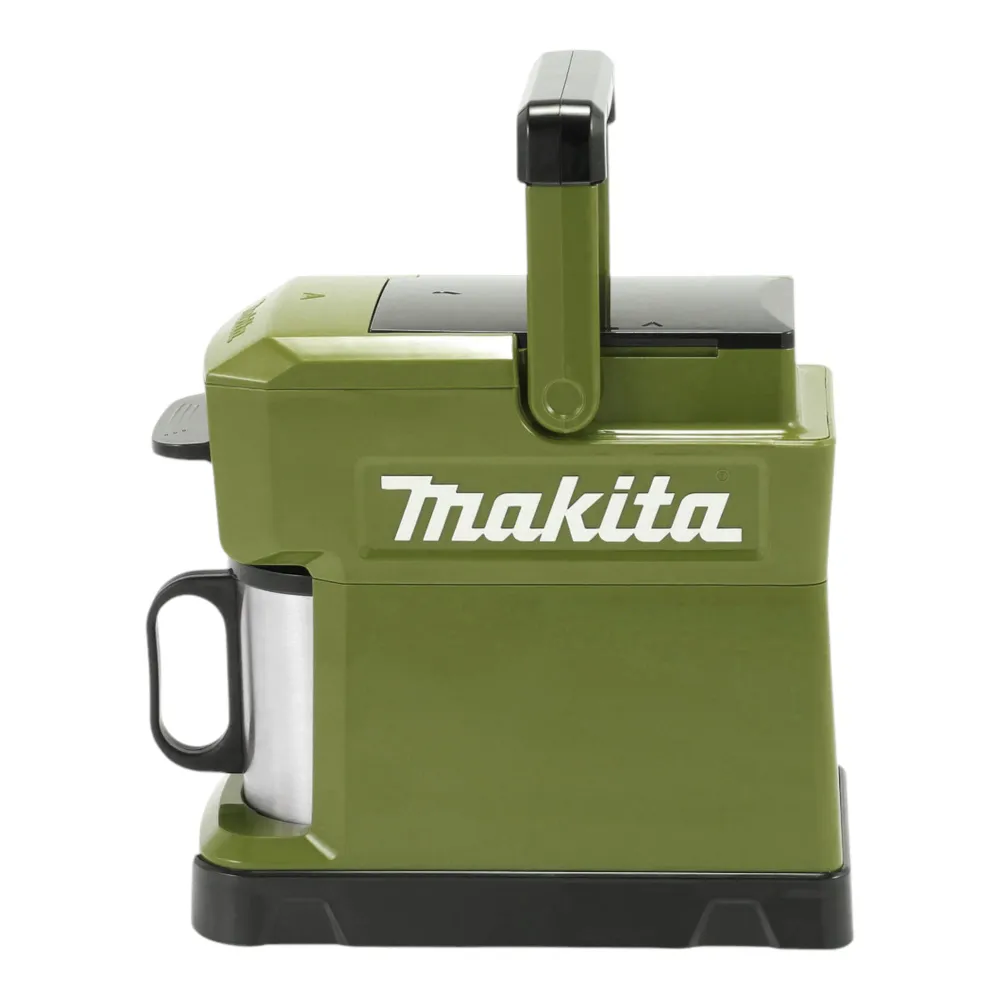 Makita DCM 501 STO caffettiera batteria 12 V max / 18 V oliva + 1x batteria ricaricabile 5,0 Ah + caricatore