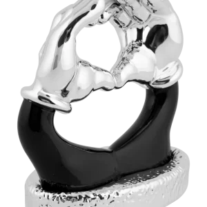 Mickey Love Scultura da Appoggio - Nero/Argento h.16