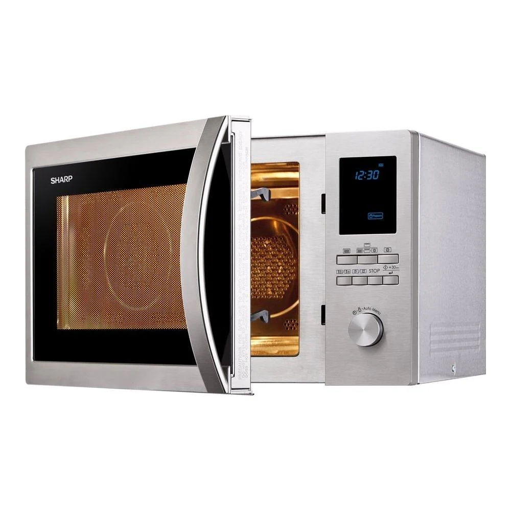 Microonde Combinato Sharp R982STWE 42 Litri 1000 W (A32,6xL55,3xP55) Grill Inox