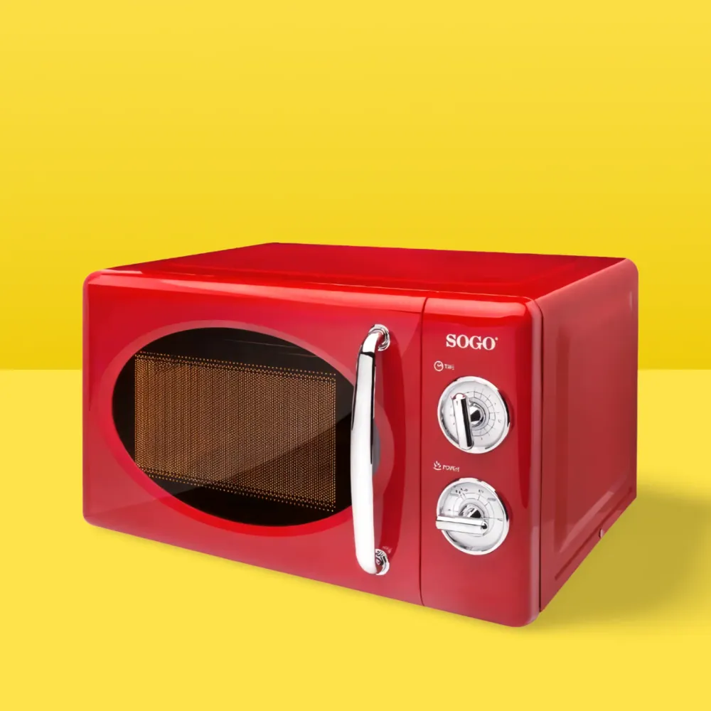 Microonde Vintage 20Litri 700W HOR-SS-890-R Rosso Offerta.