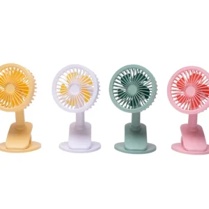 Mini ventilatore con clip 10x10x17cm colori assortiti