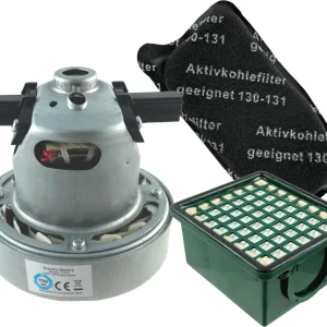 Motore Compatibile per Vorwerk Folletto VK130 VK131 Certificato TUV 900W + Filtri