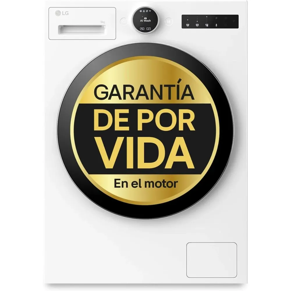 Máquina de lavar LG 1400 rpm 9 kg