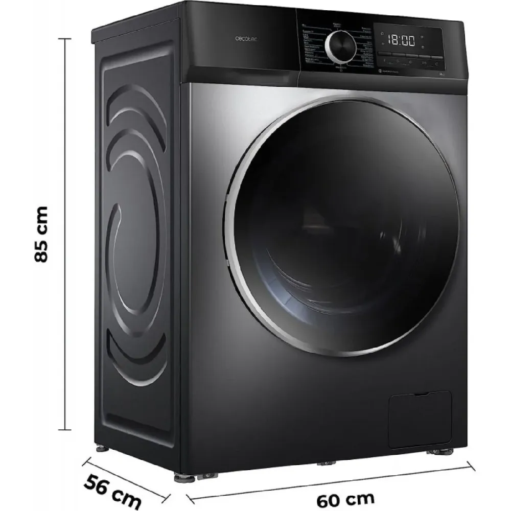 Máquina de lavar Cecotec Bolero DressCode 9500 Inverter 9 kg