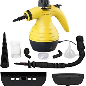 Multiusi Pulitore Vapore,Portatile Piroscafo con 9 Accessori per...