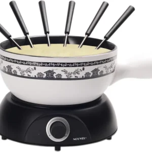 Nouvel Set per fonduta Chalet – ceramica, 2 l, 6 persone, elettrico – bianco
