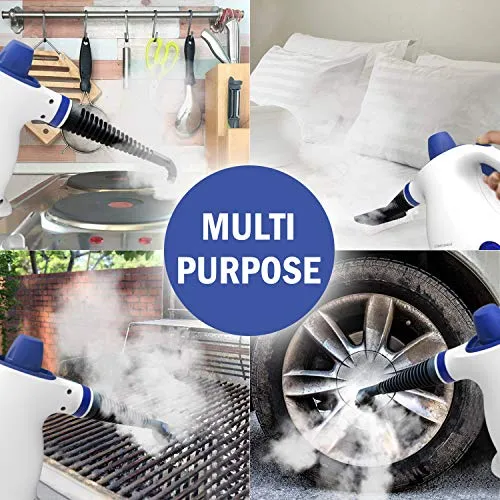 NUOVO ORIGINALE Pulitorea Vapore, Pulitore Vapore Portatile Multiusi con 9...