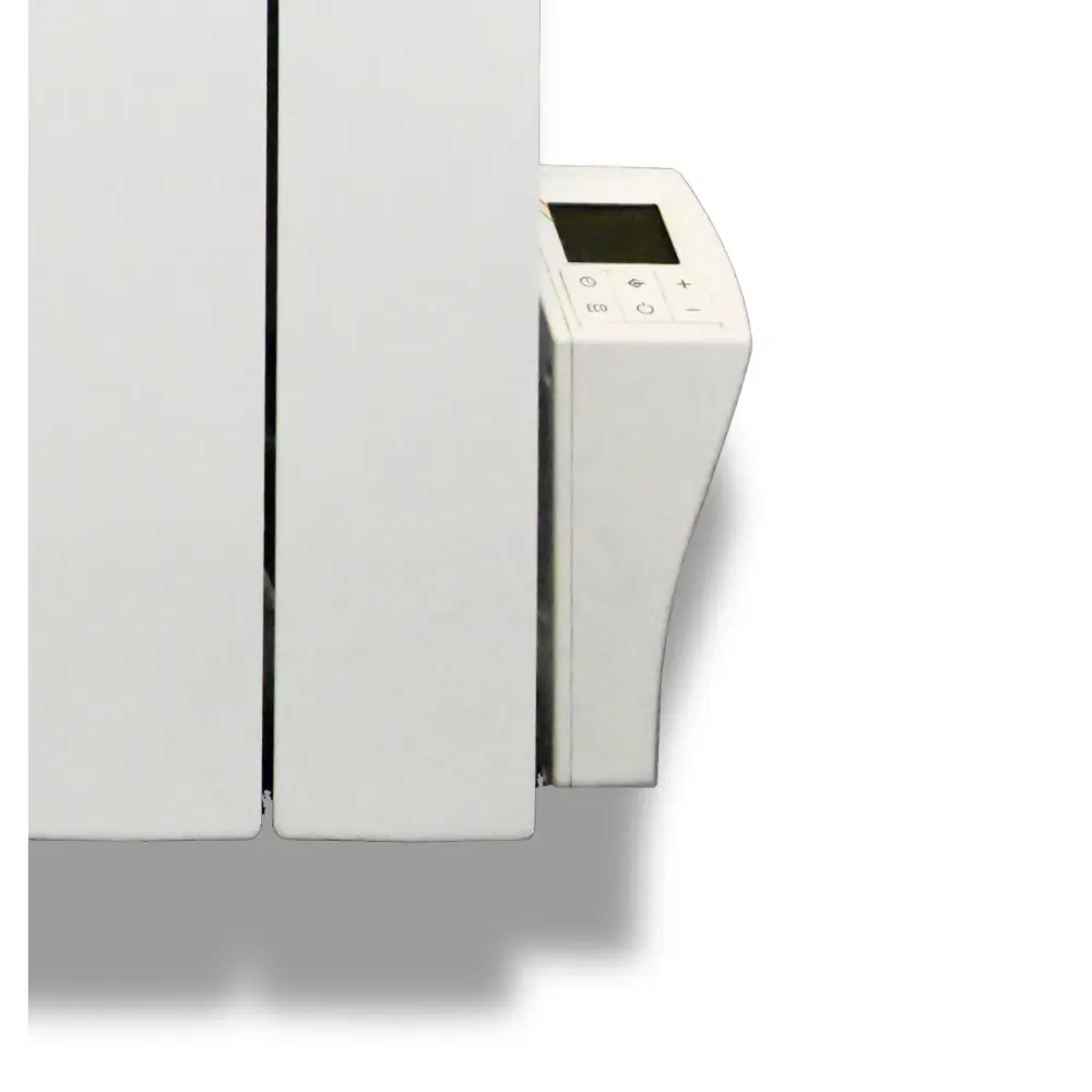 Nuovo Radiatore elettrico alluminio ad inerzia fluida KIVA 1500W dotato di termostato intelligente programmabile.
