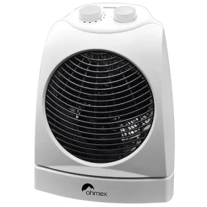 Ohmex Termoventilatore OHM-HET-1802 – 2000 W, ceramica, termostato, timer 8 h