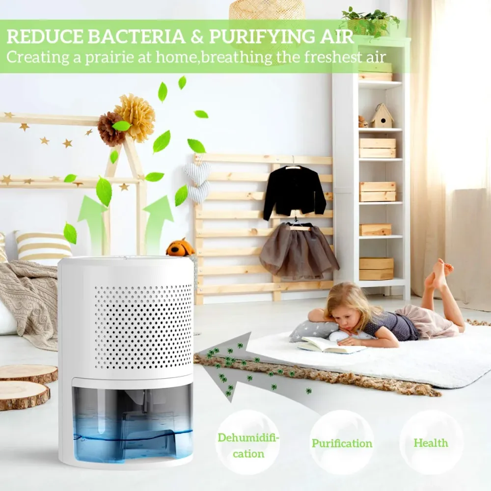 PAIPU Aidodo Deumidificatore per case 900ml, Muffa e Umidità, ideale White-1