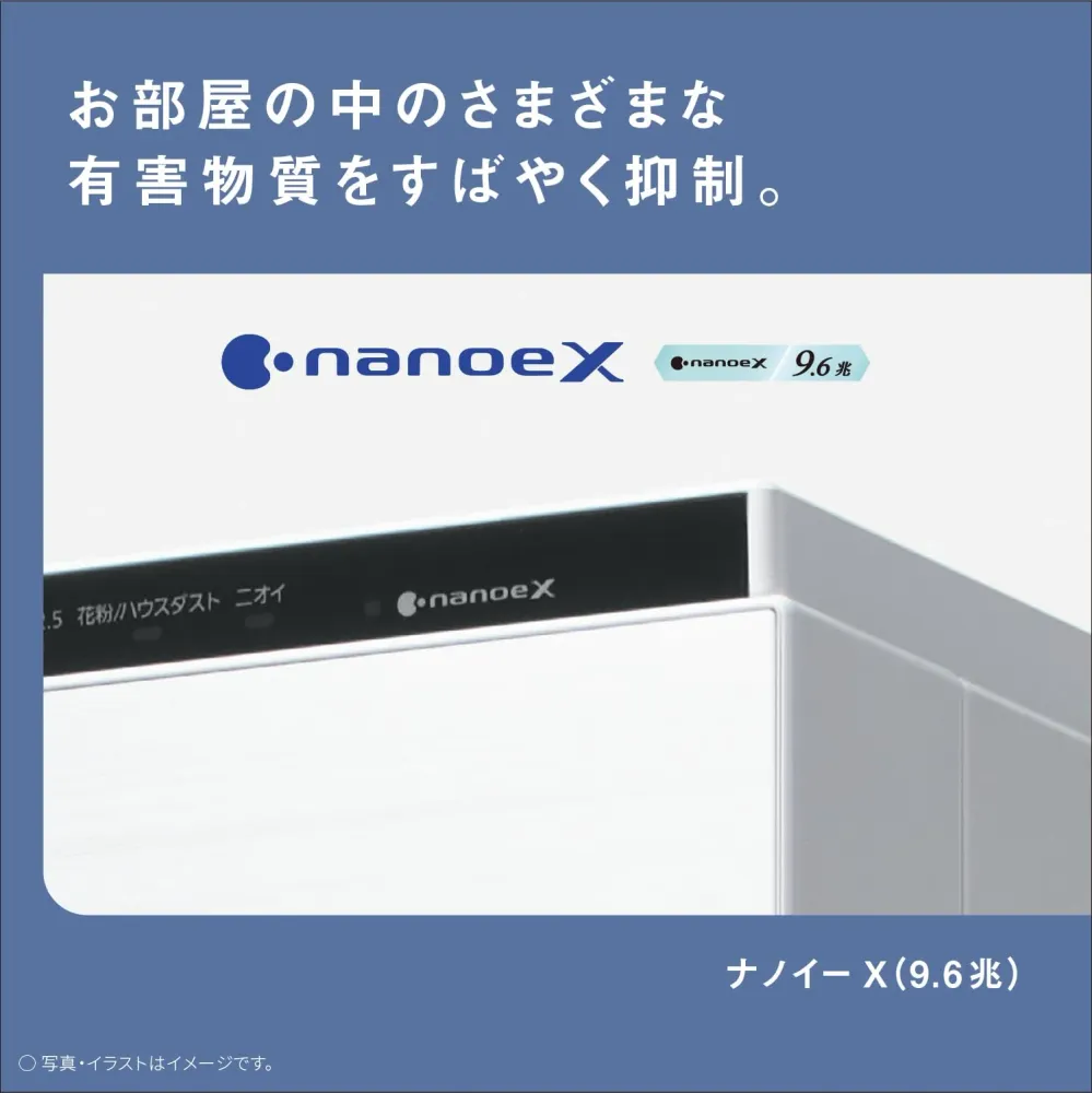 Panasonic Purificatore d'Aria Umidificante Nanoe X F-VXW70-K Nero 100V