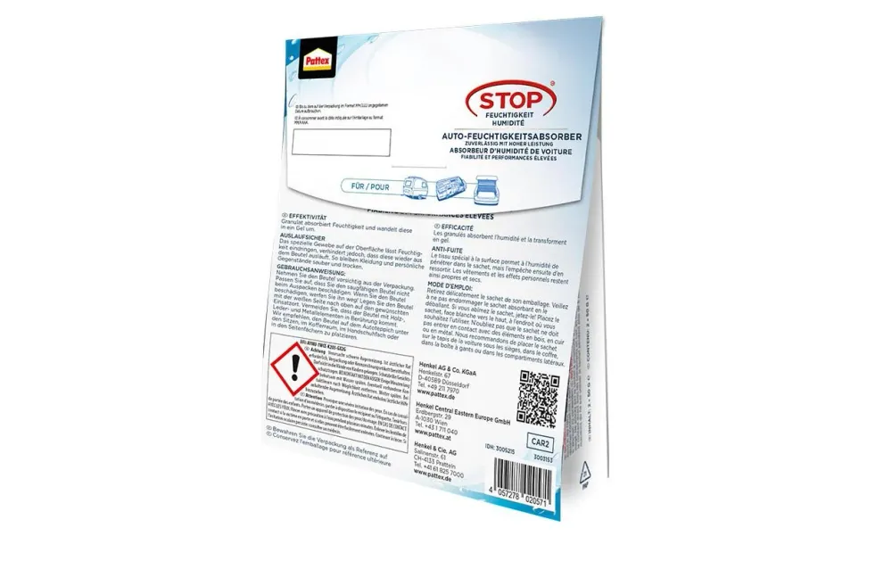 Pattex Deumidificatore Auto AERO 360 Sachet