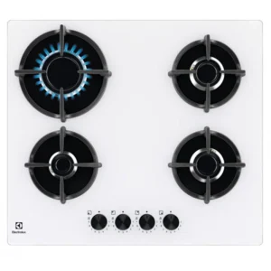 Piano Cottura Gas Electrolux Serie 600 EGG64272W 4 fuochi (L58xP51) Vetro Bianco