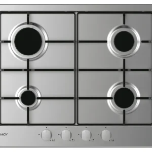 Piano Cottura Gas Da Incasso Candy Idea CHW6BRX Acciaio inox 60 cm Gas 4 Fornello(i)