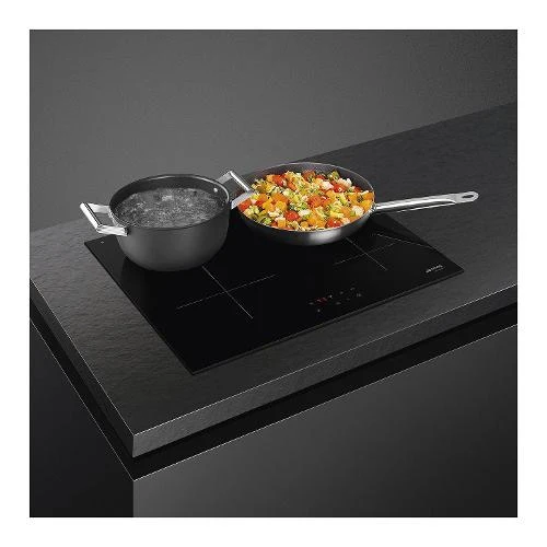 Piano Cottura Induzione Smeg Si2641D 4 Fuochi (L60xP51,5) Vetroceramica Nero