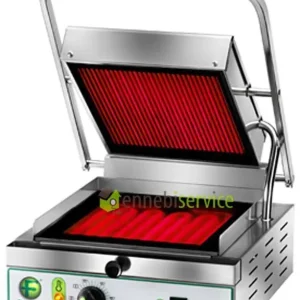 Piastra cottura vetroceramica pv27lr 1700 w - singola - superficie sup. rigata 230v 1ph Fimar