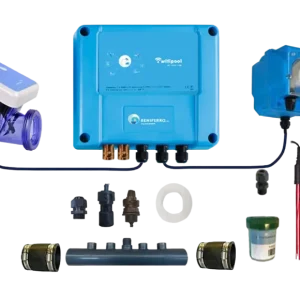 Kit fai da te per elettrolisi del sale SR con controllo pH, RX  - piscina fino 150m³ - Wi-Fi | Schermo - Controllo flusso/...