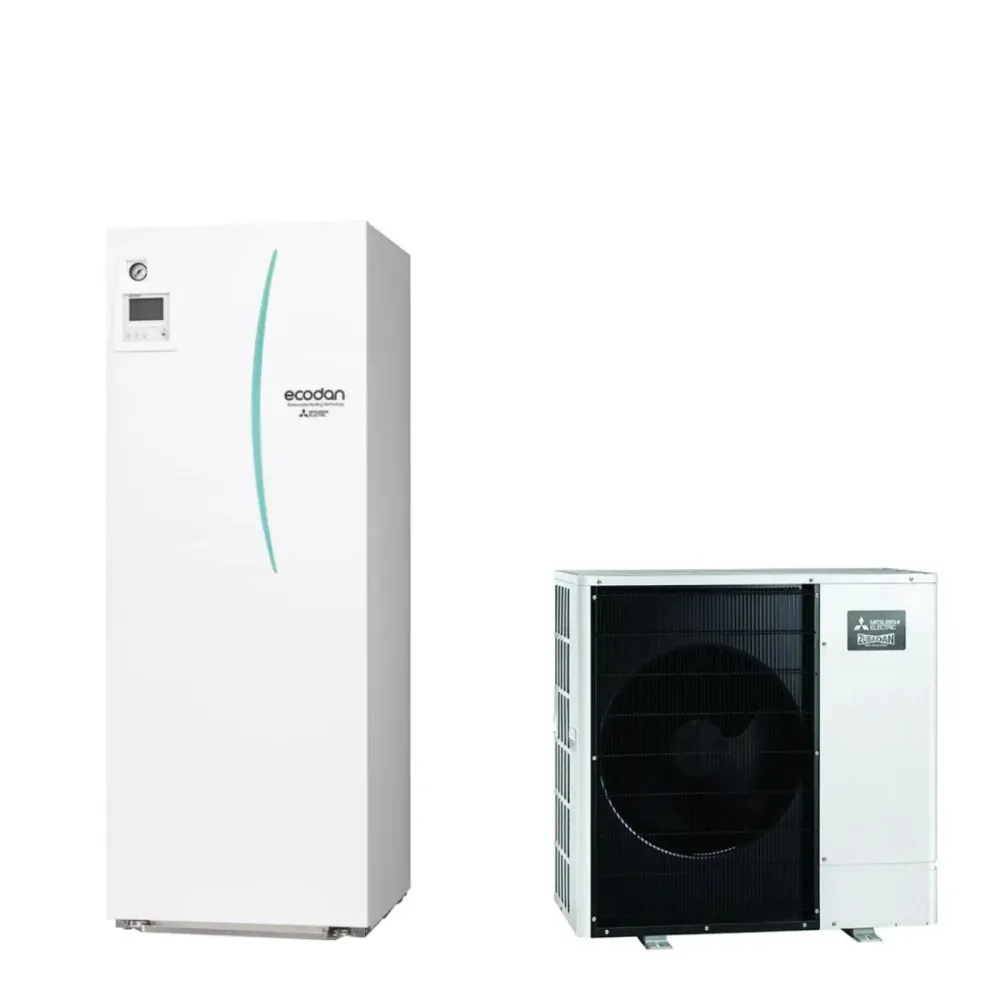 Pompa di Calore Aria Acqua Mitsubishi Electric Split Hydrotank ERST20C-VM2DR1 accumulo 200 lt unità esterna ZUBADAN PUHZ-S...