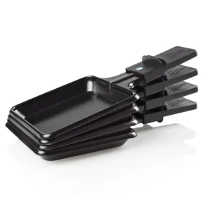 Princess Griglia per raclette 162810 – 4 persone, piastra pietra, 600 W – nero