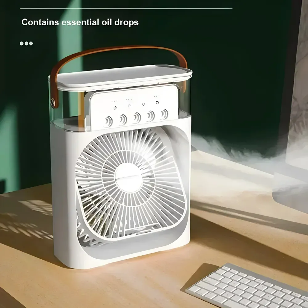 Pro Raffrescatore d'aria 3 1 - Ventilatore, climatizzatore e umidificatore con illuminazione LED colorata
