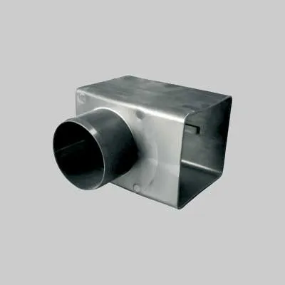 Raccordo Angolare Per Bocchettone Di Scarico Ø 80 Mm