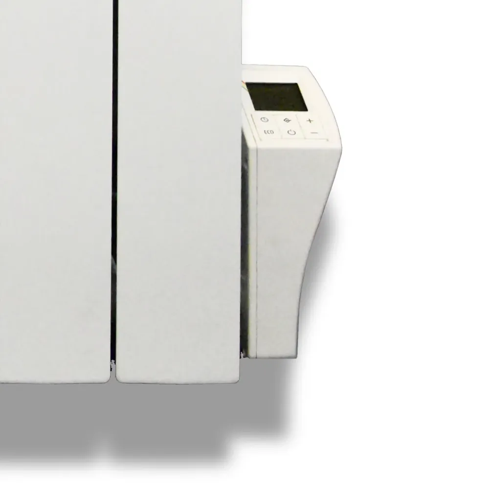 Radiatore elettrico alluminio ad inerzia fluida KIVA 1800W con termostato elettronico programmabile.