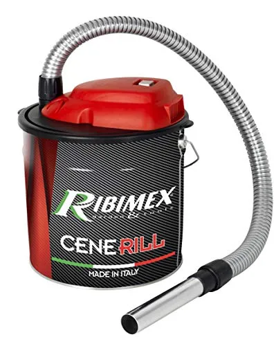 Ribimex Cenerill Aspiracenere elettrico 1000 W, 18 L filtro 18 L
