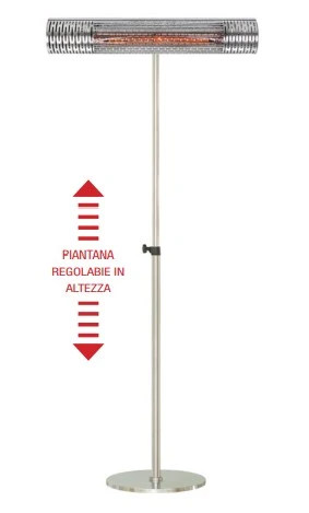 Riscaldatore infrarossi fibra di carbonio con telecomando rfc-2000 Tecnoairsystem