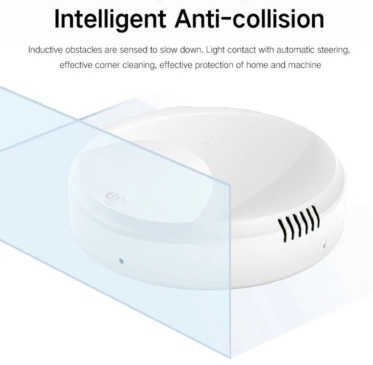Robot Aspirapolvere Automatico Intelligente Pulizia Casa Pavimento Polvere Peli